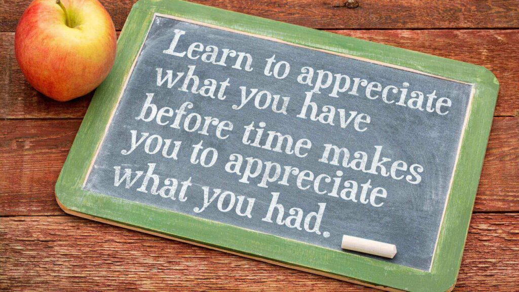 Thankful hearts can create a priceless art