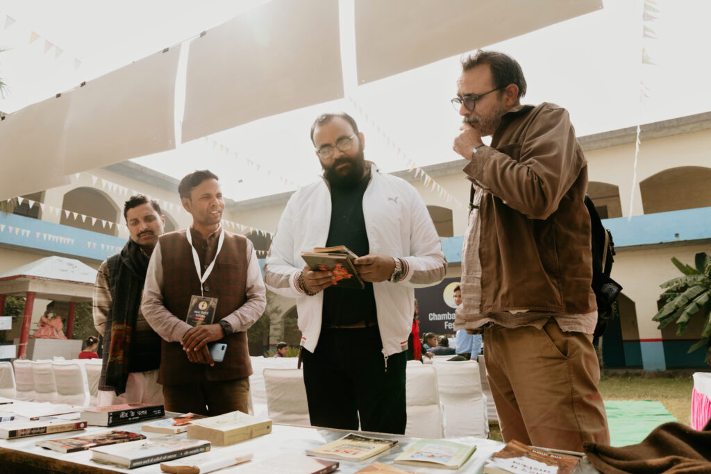 Chambal literary festival 2022 guest book stall visit