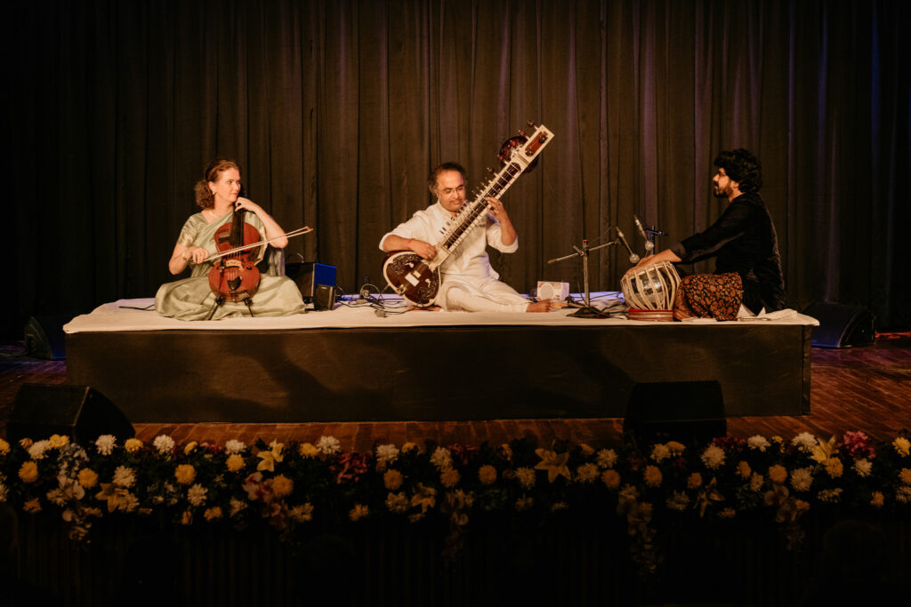 Pandit Shubhendra Rao and Maestro Saskia Rao de Haas