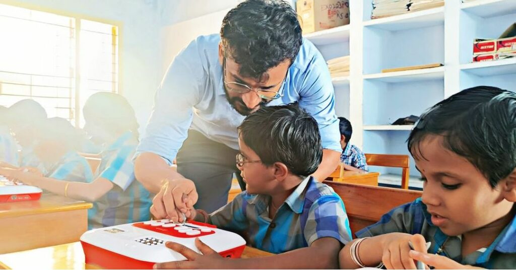 Annie: The modern technological version of Braille education.