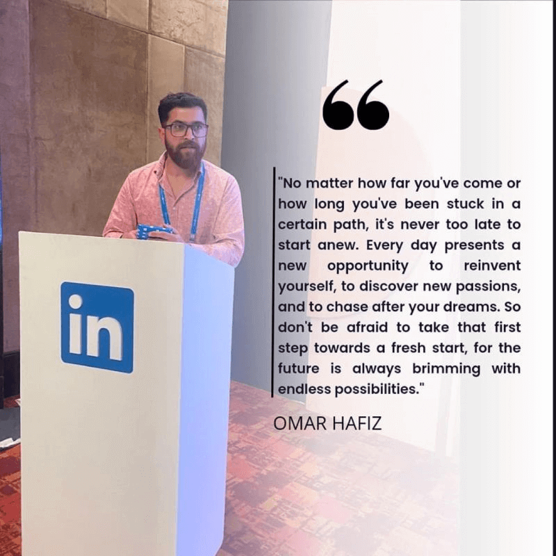 Omar Hafiz: The founder of The STEARS