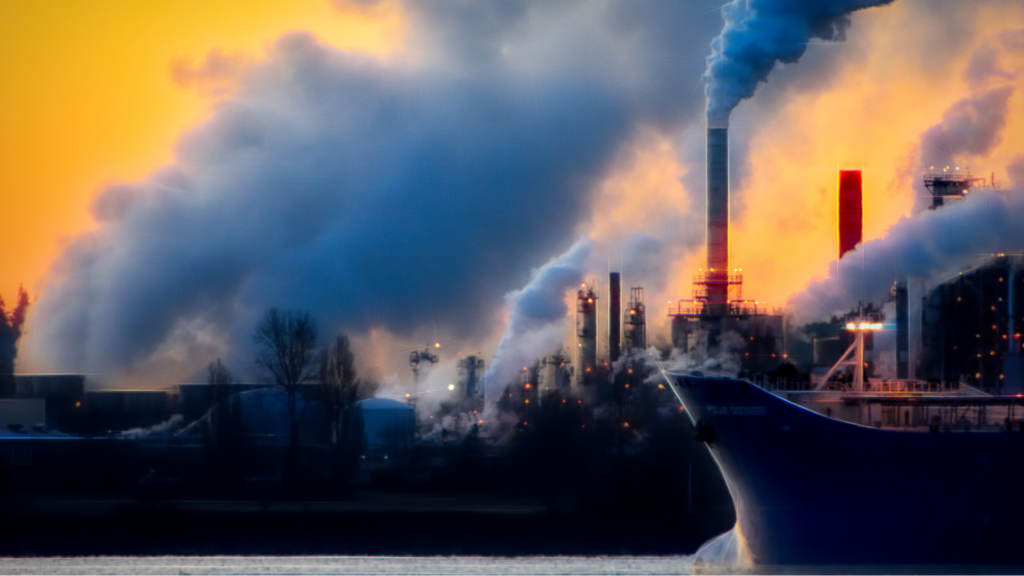 Emission of greenhouse gasses Planting a Tree